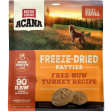 Acana Turkey Recipe Patties Grain-Free Freeze-Dried Dog Food & Topper 14-oz on Sale