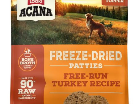 Acana Turkey Recipe Patties Grain-Free Freeze-Dried Dog Food & Topper 14-oz on Sale