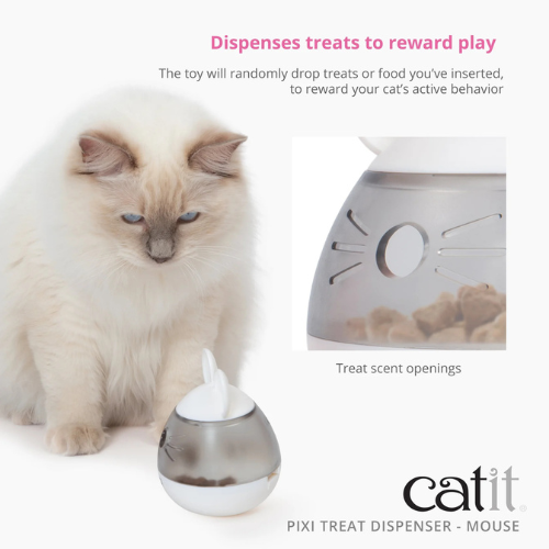 Catit PIXI Cat Treat Dispenser Mouse Fashion