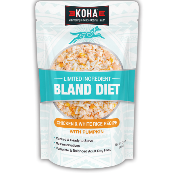 Koha Limited Ingredient Wet Bland Diet Chicken & White Rice Recipe for Dogs 12.5 oz Pouch Online now