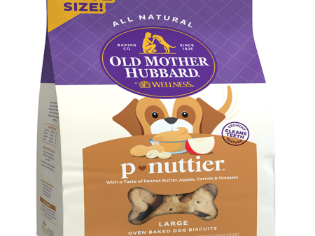 Old Mother Hubbard Classic P-Nuttier Biscuits Baked Dog Treats Large 3.3 lb Online now