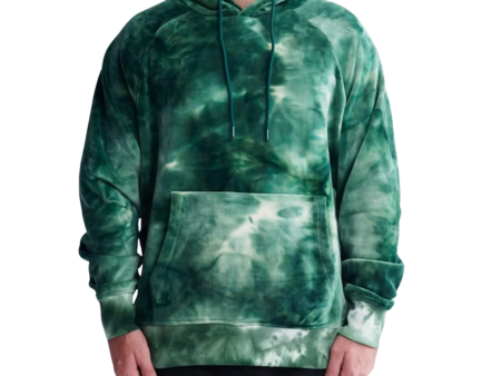 Spark Paws Velvet Human Hoodie Emerald Green on Sale