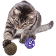 KONG Blissy Moon Ball Cat Toy with Catnip, Purple Online now