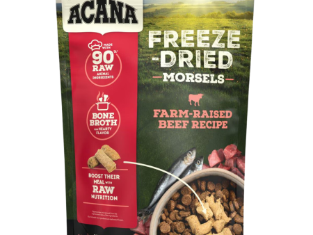 Acana Farm Raised Beef Recipe Morsels Grain-Free Freeze-Dried Dog Food & Topper 8-oz Online Sale