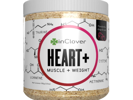 InClover Heart+ Supplement for Dogs + Cats (BioVibrant) 3.5 oz Sale