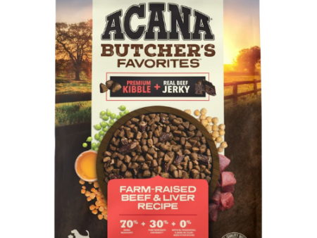 Acana Butcher s Favorites Farm-Raised Beef & Liver Recipe Dry Dog Food Cheap