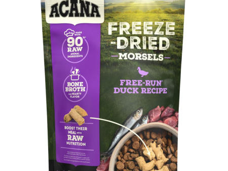 Acana Duck Recipe Morsels Grain-Free Freeze-Dried Dog Food & Topper 8-oz Supply