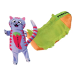 KONG Pull-A-Partz Purrito Plush Cat Toy with Catnip on Sale