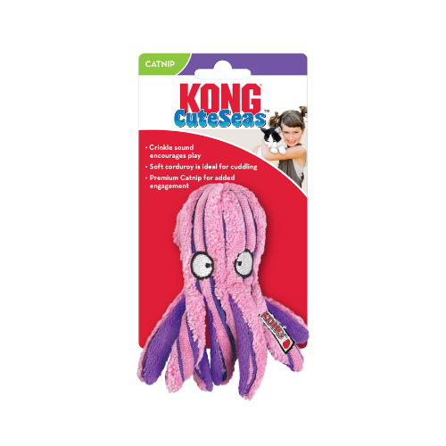 KONG CuteSeas Cat Toy, Octopus Online Hot Sale