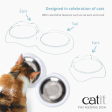 Catit PIXI Cat Feeding Dish White Cheap