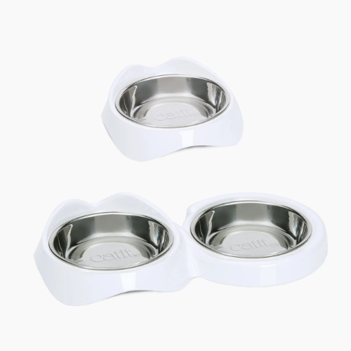 Catit PIXI Cat Feeding Dish White Cheap