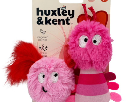 Huxley & Kent Valentine s Love Bugs Cat Toy, 2 pk For Cheap