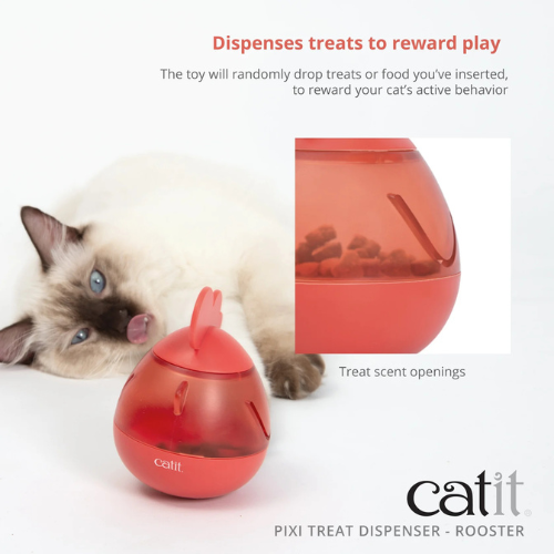 Catit PIXI Cat Treat Dispenser Rooster Discount