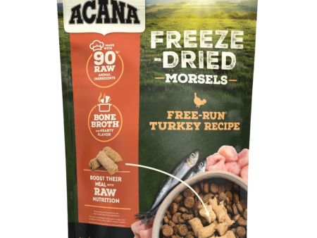 Acana Turkey Recipe Morsels Grain-Free Freeze-Dried Dog Food & Topper 8-oz For Sale