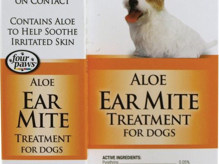 Four Paws Products Ltd - Aloe Ear Mite Treatment For Dogs Online Sale