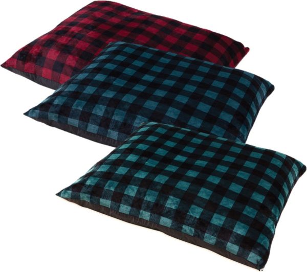 Petmate Inc - Beds - Buffalo Plaid Knife Edge Pillow For Sale