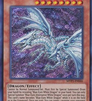 Blue-Eyes Alternative White Dragon [MVP1-ENS46] Secret Rare Online Hot Sale