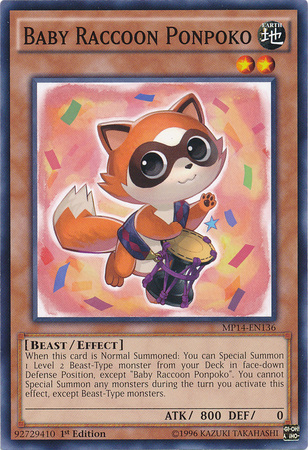 Baby Raccoon Ponpoko [MP14-EN136] Common on Sale