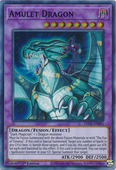 Amulet Dragon (Purple) [DLCS-EN005] Ultra Rare Hot on Sale