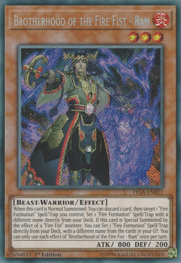 Brotherhood of the Fire Fist - Ram [FIGA-EN011] Secret Rare Cheap