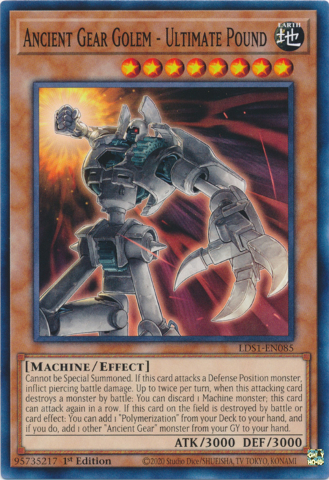 Ancient Gear Golem - Ultimate Pound [LDS1-EN085] Common Sale