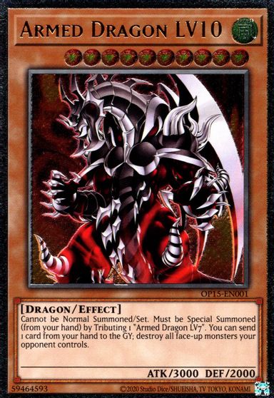 Armed Dragon LV10 [OP15-EN001] Ultimate Rare on Sale