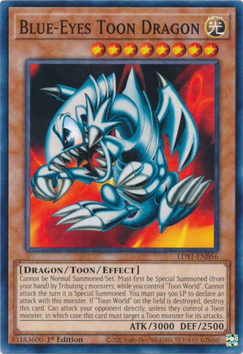 Blue-Eyes Toon Dragon [LDS1-EN056] Common For Cheap