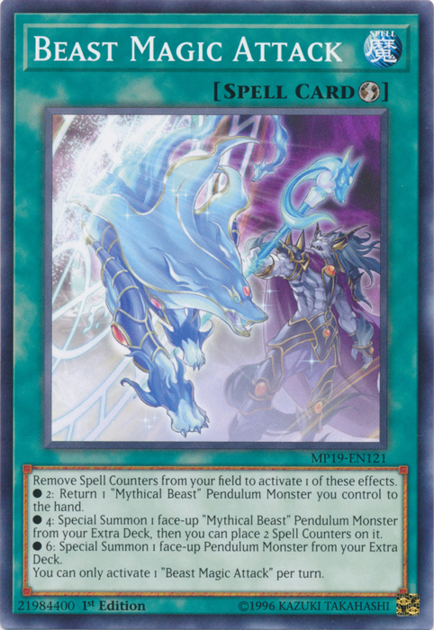 Beast Magic Attack [MP19-EN121] Common Hot on Sale