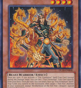 Brotherhood of the Fire Fist - Dragon (Red) [DL18-EN008] Rare Hot on Sale