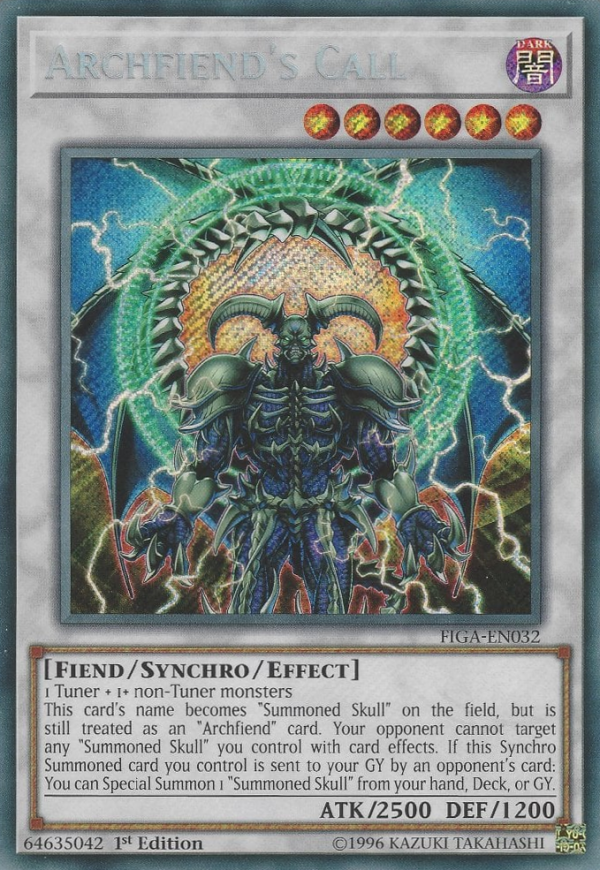 Archfiend s Call [FIGA-EN032] Secret Rare Discount