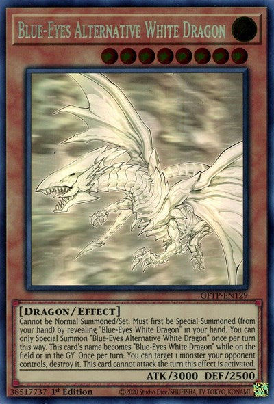 Blue-Eyes Alternative White Dragon [GFTP-EN129] Ghost Rare For Cheap