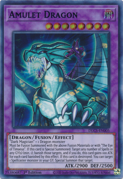 Amulet Dragon (Blue) [DLCS-EN005] Ultra Rare Online now