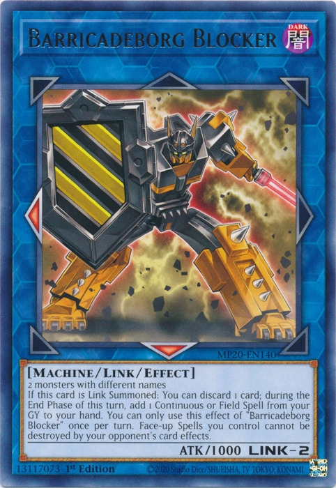 Barricadeborg Blocker [MP20-EN140] Rare For Cheap