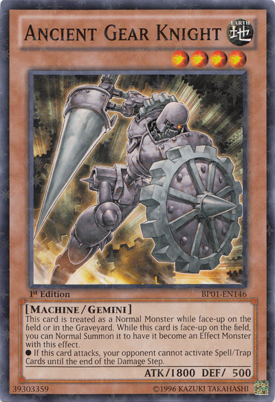 Ancient Gear Knight [BP01-EN146] Starfoil Rare Cheap