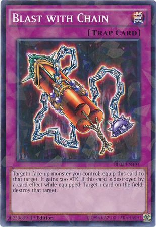 Blast with Chain [BP03-EN194] Shatterfoil Rare Hot on Sale