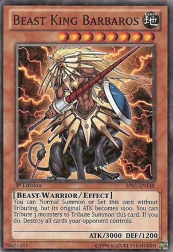 Beast King Barbaros [BP01-EN148] Starfoil Rare For Discount